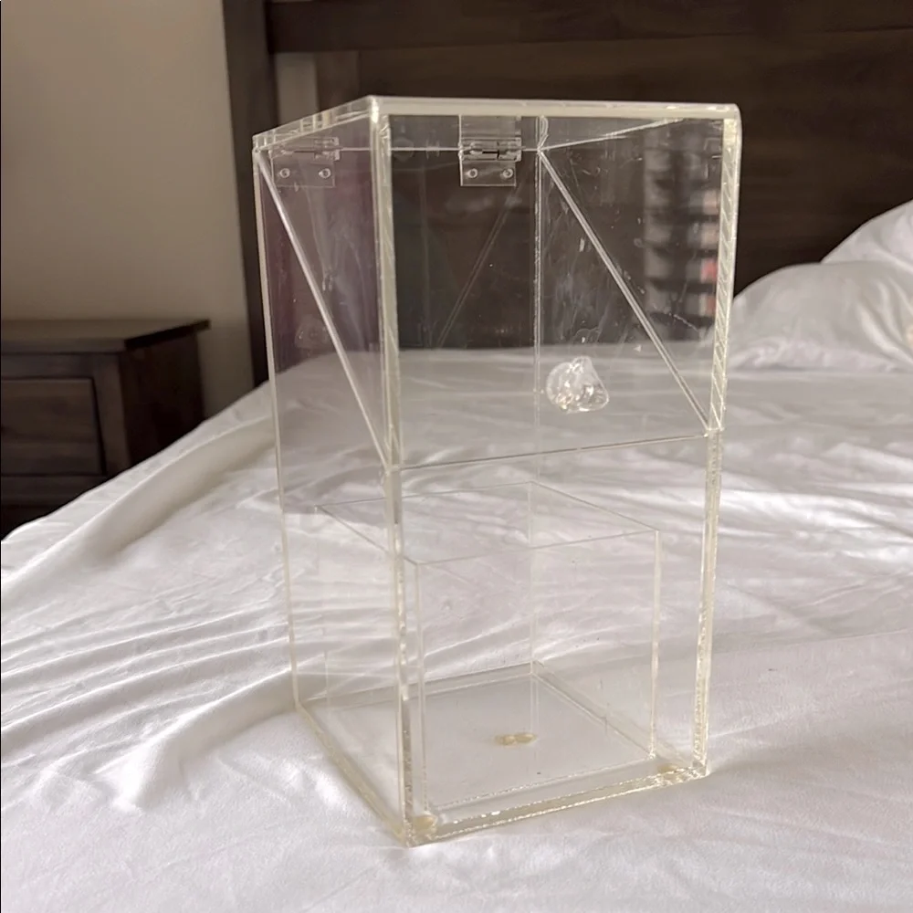 Acrylic makeup brush holder organizer